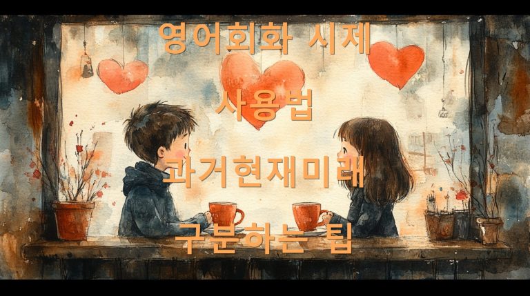 영어회화 시제 사용법 과거현재미래 구분하는 팁